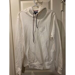 Tommy‎ Hilfiger Men's  White Pullover Hoodie W/Logo SZ M
